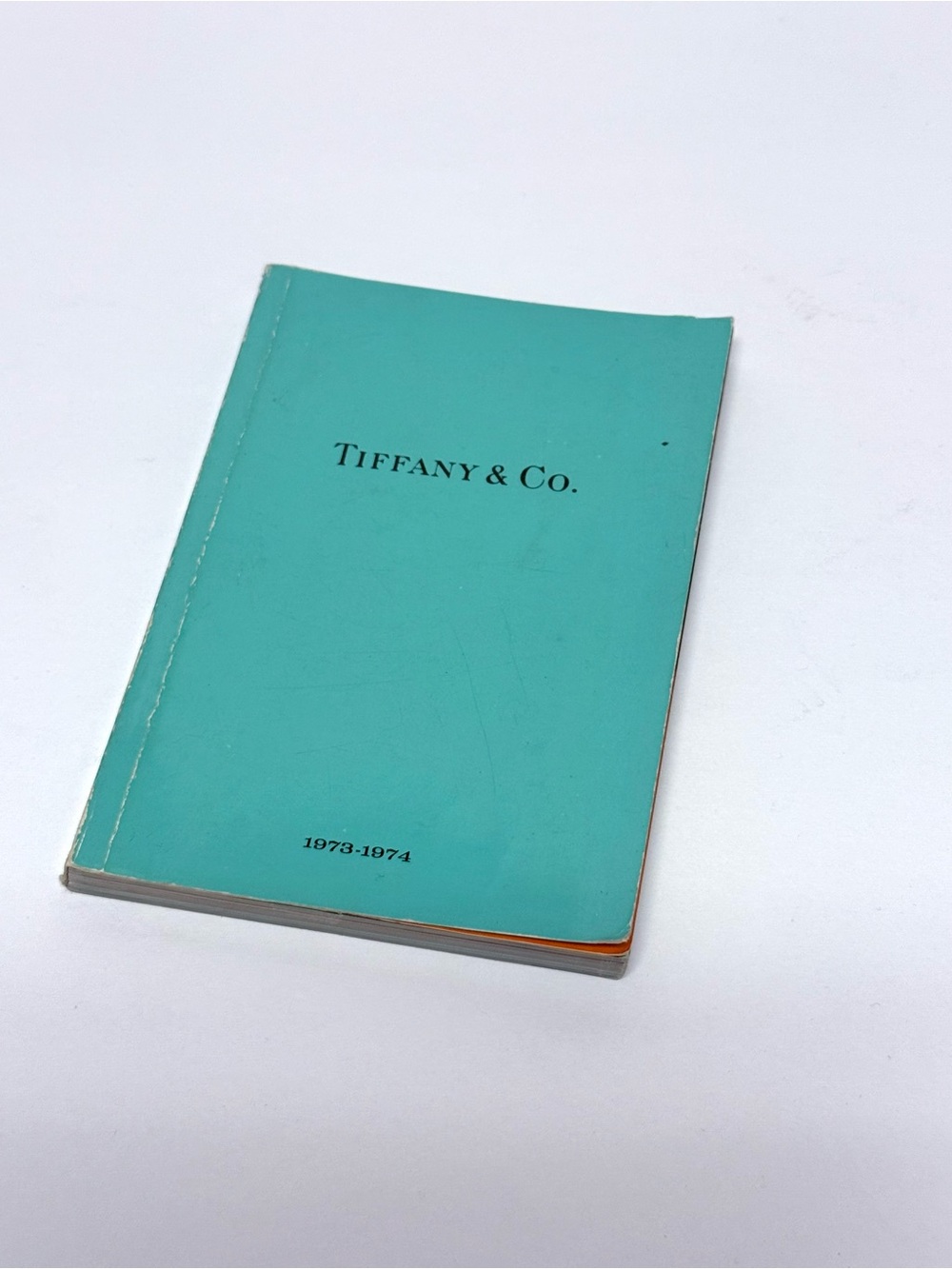 Vintage Tiffany & Co. Teal Booklet 1973-1974